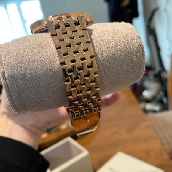 Like new Michael Kors rose gold watch with box and care instructions included. - Picture 10 of 14